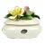 Mid 20th Century Nuona Capodimonte Roses Flower Trinket Box For Sale