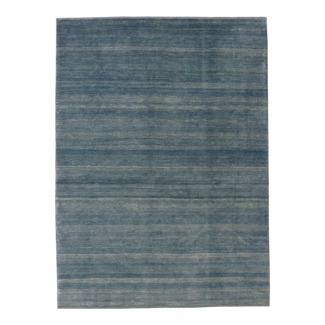 Vintage Hand-Knotted Persian Gabbeh Rug 4'11" X 6'8" For Sale