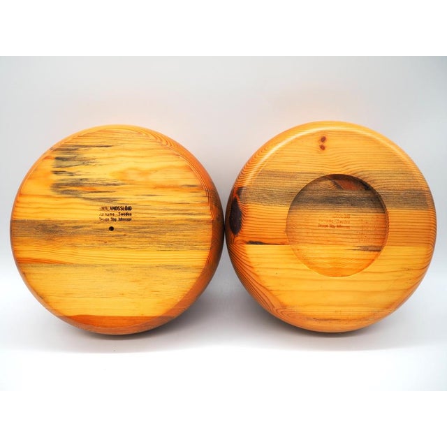 Pine Bowls from Smålandsslöjd Värnamo, Set of 2 For Sale - Image 9 of 11