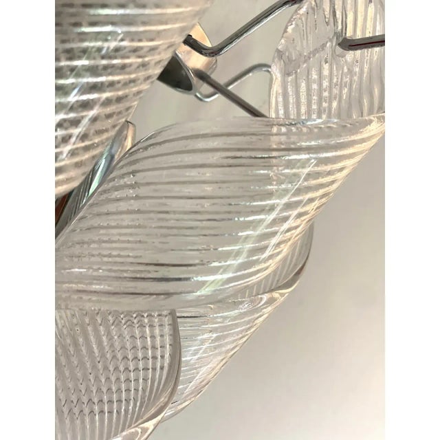 Transparent Ricci Murano Glass Wall Sconces by Simoeng, Set of 6 For Sale - Image 8 of 14