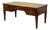 Mid-19th Century French Neoclassical Mahogany Bureau Plat Desk With Chartreuse Leather For Sale