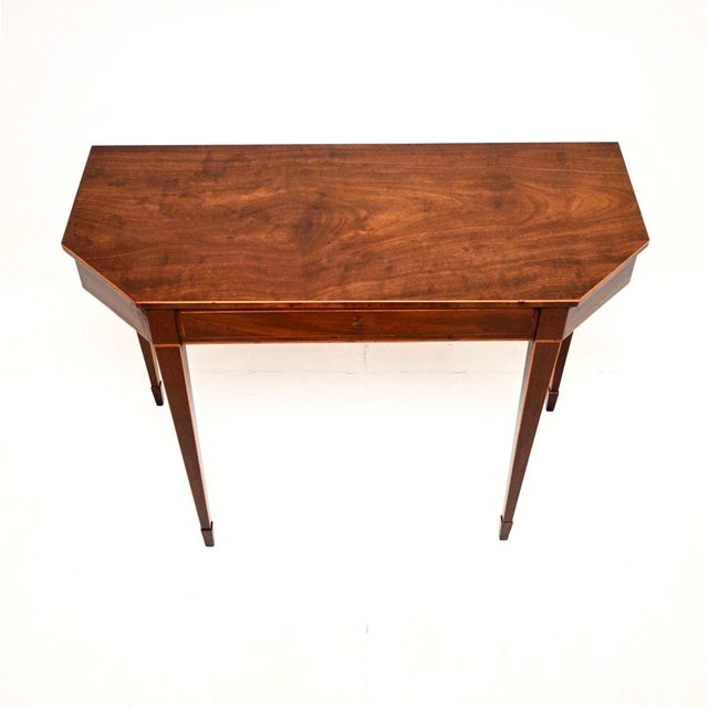 18th Century Antique Georgian Console Table, 1790 For Sale - Image 5 of 11