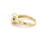 This unique ring, boasts an approximate 3.65 carat elongated cushion cut diamond mounted in collet style claw prongs, in a...