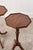Wood Pair of Scalloped Octagonal Mahogany Wine Tables (C. 1900) For Sale - Image 7 of 10