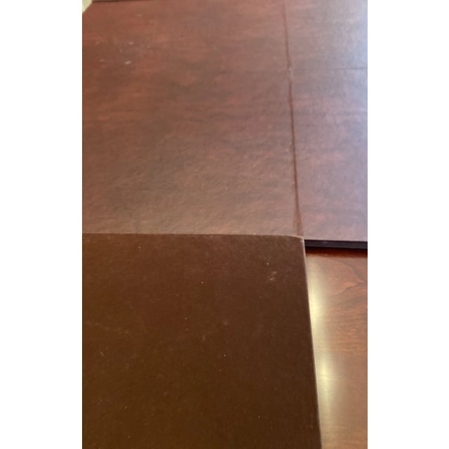 Late 20th Century Colonial Style Dining Table With Dark Stain For Sale - Image 10 of 10