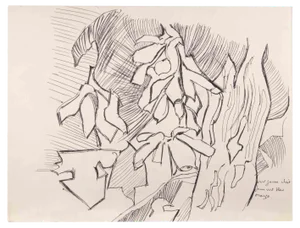 Reynold Arnould, Composition, Drawing, 1970