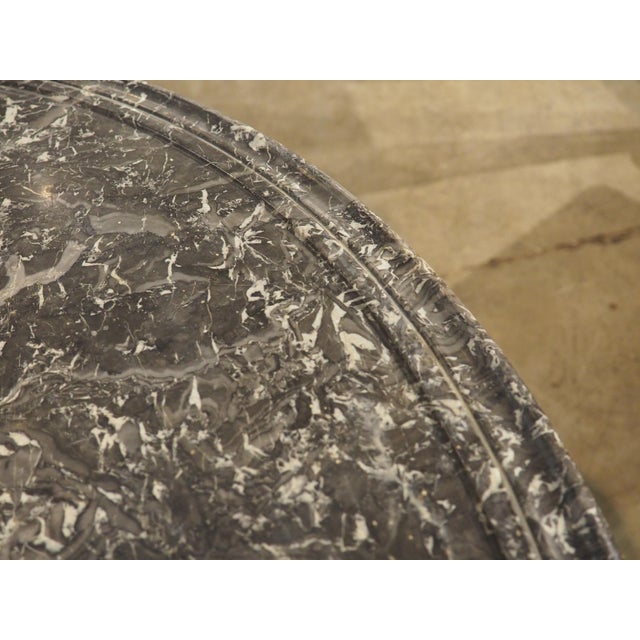 Early 19th Century Painted French Gueridon Center Table With Saint-Anne Marble For Sale - Image 11 of 18