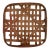 Kentucky Burley Tobacco Basket With Original Red Rim, Horse Cave, C. 1880-1910 For Sale