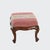 French Louis XIV Upholstered Carved Walnut Footstool C1880 For Sale - Image 4 of 6
