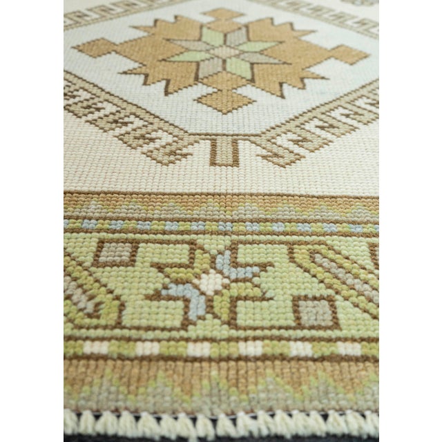 Contemporary Turkish Vintage Rug 3'1" x 4'10" For Sale - Image 3 of 4
