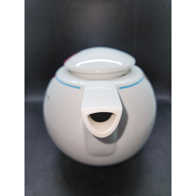 Vintage Studio Nova Attitudes Y0105~Tea, Memphis/Art Deco Teapot For Sale - Image 4 of 9