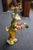 Yellow 1950s Hand-Painted Folk Art Rabbit Figure With Carrot For Sale - Image 8 of 13