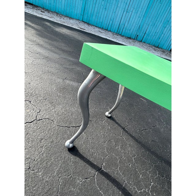 Bright Green Soho Collection - Custom Design Bench For Sale - Image 8 of 8