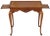 1967 Thomasville Furniture Queen Anne Cherry Side Tea Table For Sale - Image 11 of 11