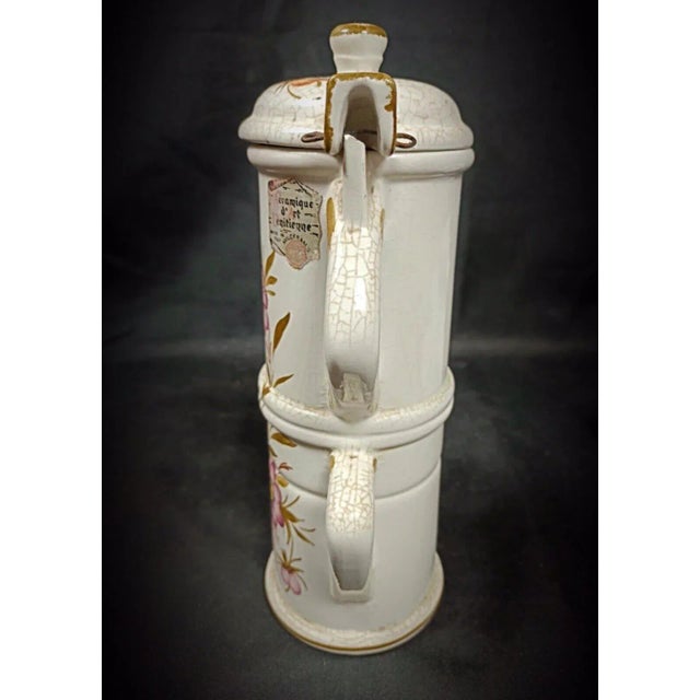 Antique 20th Century Venetian-Style Decorative Ceramic Tea Pot For Sale - Image 9 of 9