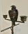 Bronze 19th Century Bronze Parakeet Perch Matches or Inkwell Candlestick Holder For Sale - Image 8 of 10
