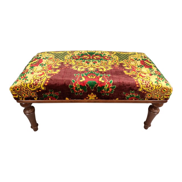 Oriental Rug Upholstered Bench Chairish