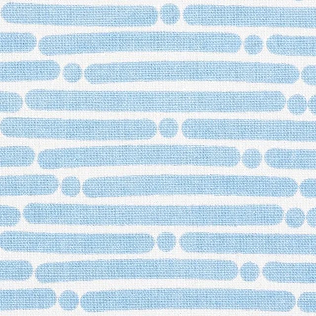Painterly dots and dashes make up this rhythmic horizontal stripe. It's printed on sturdy Cotton and has loads of...