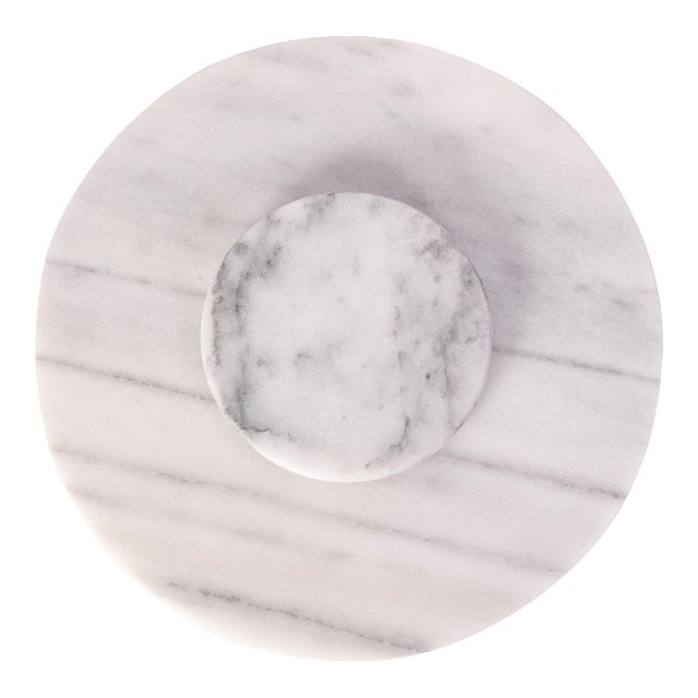 Artifacts Trading Company Lazy Susan in White For Sale