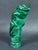 Figurative Late 20th Century Handcarved Malachite Solid Stone Frog Sculpture For Sale - Image 3 of 12