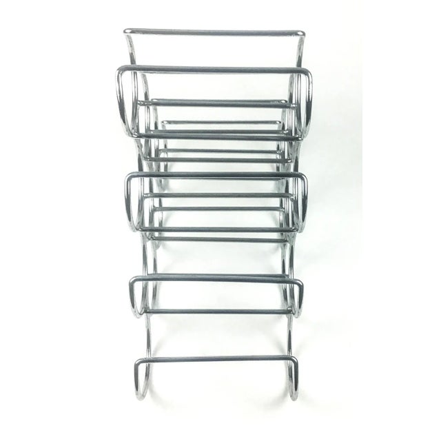 Stainless Steel Modern Wine Rack For Sale In Portland, ME - Image 6 of 10