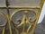 Vintage French Country Yellow Ornate Three Panel Fireplace Screen For Sale - Image 15 of 18