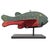 Wood Collection of Five Vintage American Fishing Decoys on Custom Mounts For Sale - Image 7 of 15