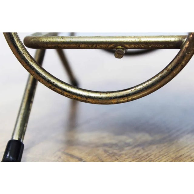 Metal Metal Magazine Rack, France, 1950s For Sale - Image 7 of 11