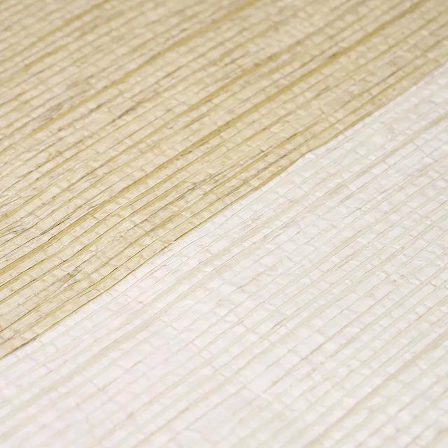 Contemporary SAMPLE - Schumacher X Backdrop Painter's Stripe Wallpaper In Moonlight For Sale - Image 3 of 4