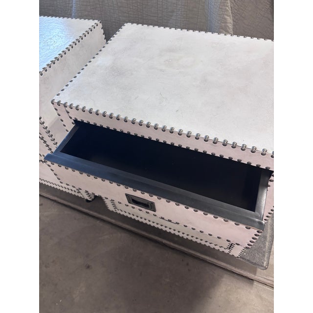 Restoration Hardware Marseilles Closed Nightstands For Sale - Image 13 of 13