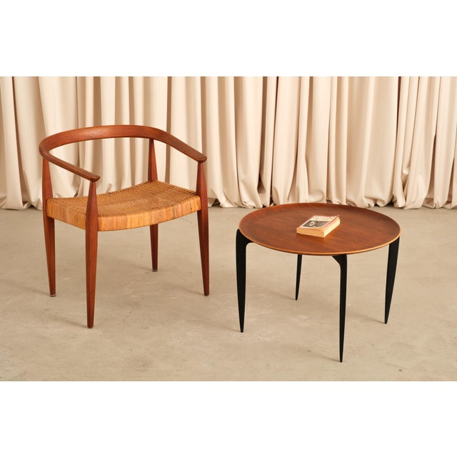Model 113 Armchair by Nanna & Jørgen Ditzel for Poul Kolds Savværk, Denmark, 1955, Attributed For Sale - Image 17 of 17