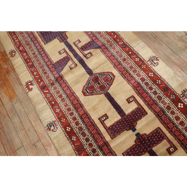 Early 20th Century Camel Hair Persian Serab Runner rug no.j3132 For Sale In New York - Image 6 of 9