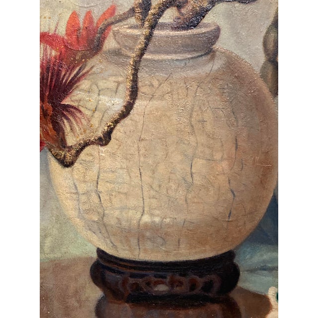 Frederik Anton Kievits, Indonesian Still Life with Coral Tree, 1920s, Oil on Panel For Sale - Image 9 of 15