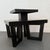 1940s 1940s Art Deco Black Lacquered Tiered Side Table in the Style of Paul Frankl For Sale - Image 5 of 12