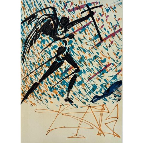 Salvador Dali (1904-1989) Mystical exaltation, 1974 Original lithograph Hand signed in pencil Numbered /250 copies On...