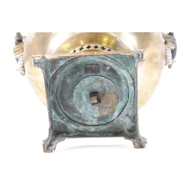 Antique Brass Russian Samovar For Sale - Image 4 of 5