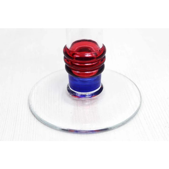 1990s Vintage Glass Candleholder, 1990s For Sale - Image 5 of 10