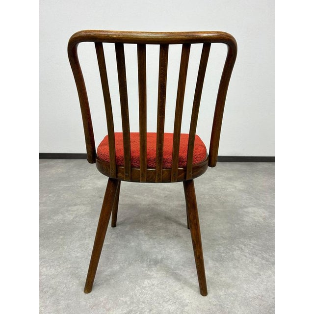 Wood Dining Room Chairs attributed to Antonín Šuman for Ton, 1970s, Set of 4 For Sale - Image 7 of 10