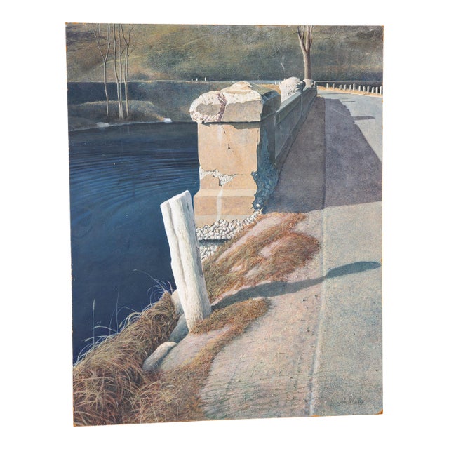 Landscape Painting by American Realist Painter John Whalley "The Long Road" For Sale
