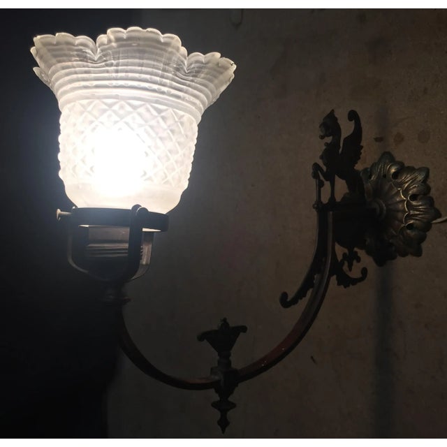 Vintage Wall Lamp, 1920s For Sale - Image 4 of 14