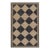 Erin Gates by Momeni Orchard Court Checker Black Hand Woven Wool and Jute Area Rug 2' X 3' For Sale