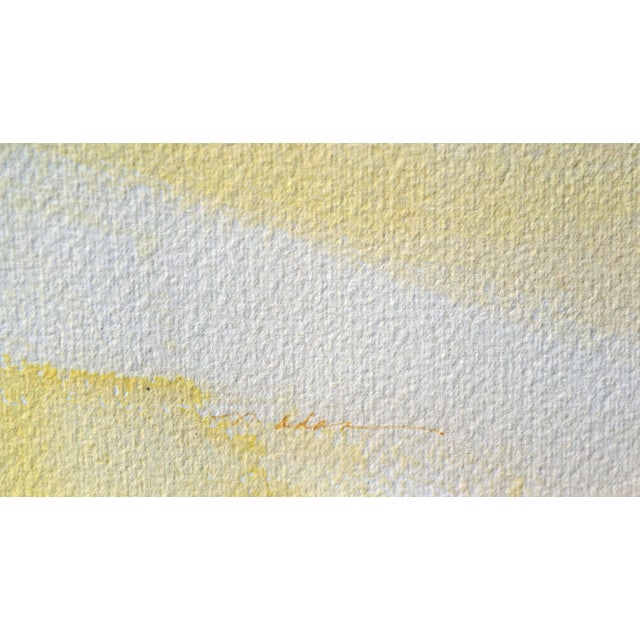 Norma Auer Adams Goldfish Watercolor Abstraction 1978 For Sale - Image 4 of 6