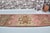 Peach Mid 20th Century Oushak Kitchen Decor Runner Rug For Sale - Image 8 of 11