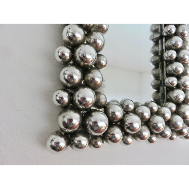 Silver Futuristic Mirror in Chromed Resin in the style of Marcel Wanders, Holland, 1990s For Sale - Image 8 of 14