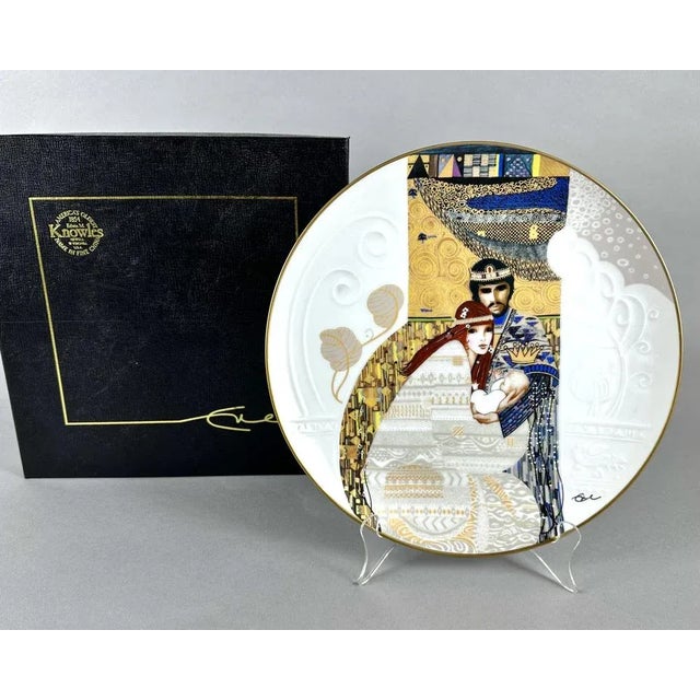 Ceramic Biblical Mothers Series Plates in Fine China by Eve Licea for Knowles, 1986, Set of 6 For Sale - Image 7 of 11