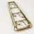 Mid-Century Modern Art Deco Brass Wall Hanger, Austria, 1940s For Sale - Image 3 of 14