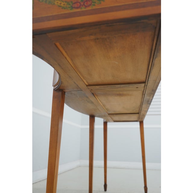 Wellington Hall Adams Paint Decorated Satinwood Sideboard For Sale - Image 11 of 12