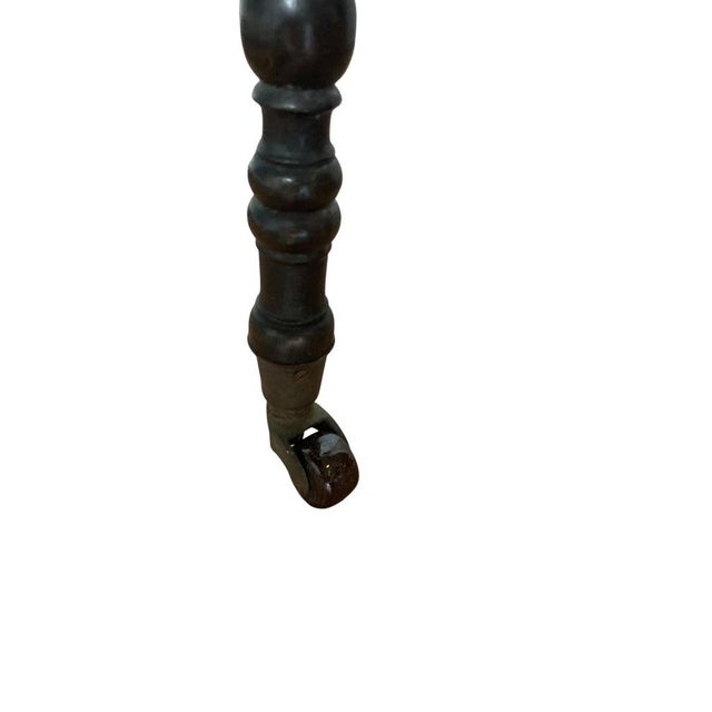 Small Antique Drop-Leaf Gate-Leg Table, 1890 For Sale - Image 3 of 11