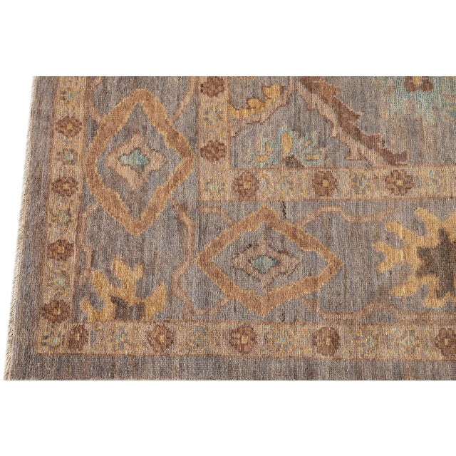2010s 21st Century Modern Square Sultanabad Rug 6 X 6 For Sale - Image 5 of 9