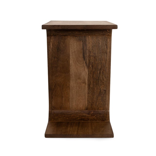 Transitional Hearthwood Accent Table For Sale - Image 3 of 9
